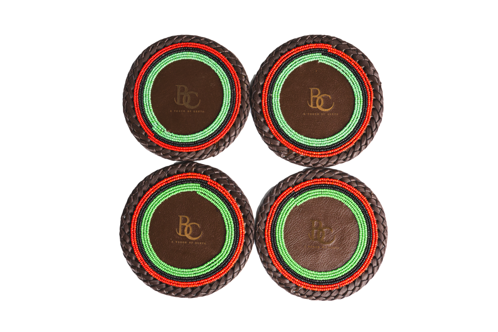 Beaded Coasters Set African American A Touch Of Kenya beaded-coasters-set-african-american-a-touch-of-kenya