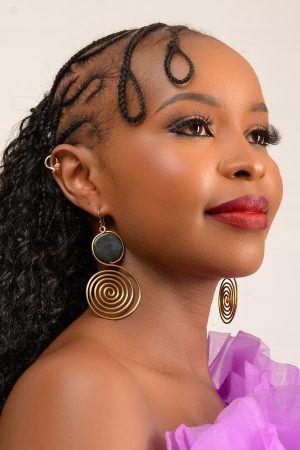 Faith Spiral - Pendo & Brass Earrings